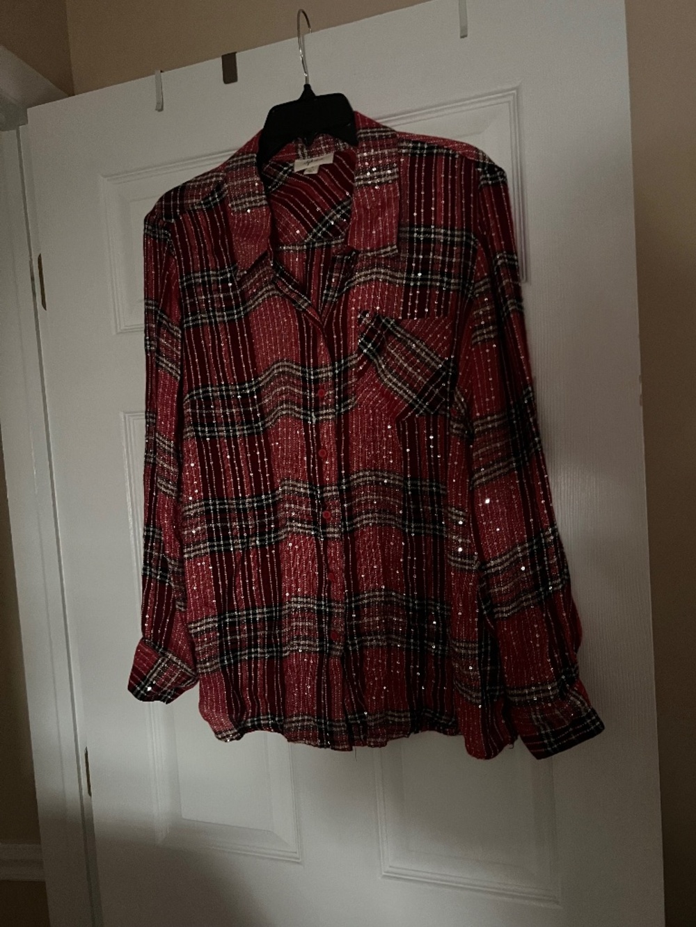 style and co holiday blouse size medium